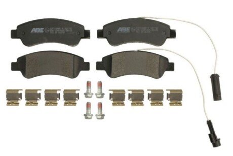 Задні тормозні (гальмівні) колодки abe C2F018ABEP на Фиат Дукато 244