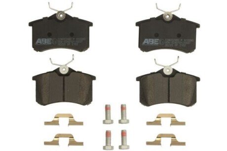 Задні тормозні (гальмівні) колодки abe C2W002ABEP на Шкода Kamiq