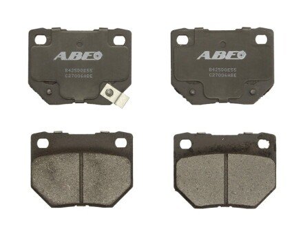 Задні тормозні (гальмівні) колодки abe C27006ABE