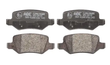 Задні тормозні (гальмівні) колодки ABE C2M029ABE