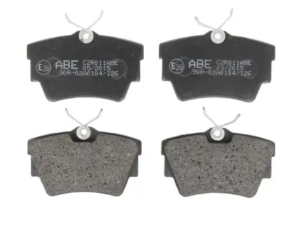 Задние тормозные колодки ABE C2R011ABE Рено Трафик 2