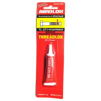 Фиксатор резьбы красный 6мл ABRO abro TL371