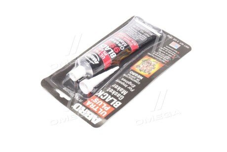 Герметик прокладок 999 силиконовый OEM черный 85 гр. abro 412AB