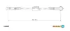 ADRIAUTO FORD Трос ручного тормоза ESCORT,ORION 80-84 158 adriauto 13.0207