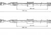 OPEL Трос ручного тормоза Kadett E, Astra F adriauto 33.0245