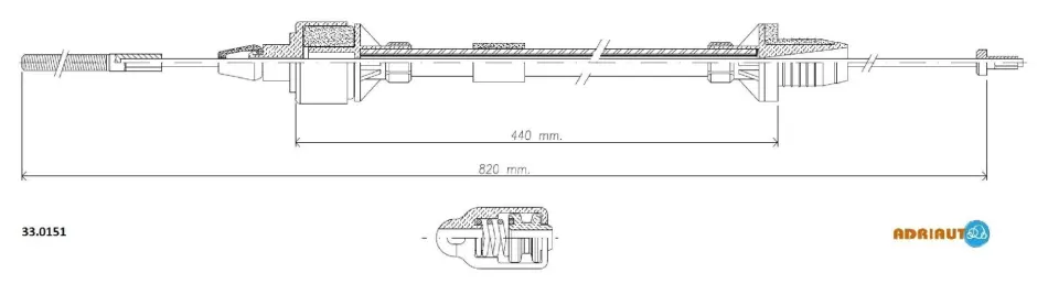 Комплект сцепления в сборе adriauto ""330151"