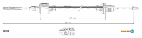 Комплект сцепления в сборе adriauto ""330151"