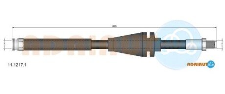 Шланг тормозной передний adriauto 11.1217.1 на Фиат Панда