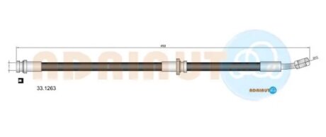 Шланг тормозной передний adriauto 331263 на Сузуки Вагон р