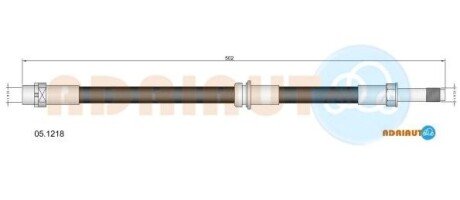 Шланг тормозной задний adriauto 05.1218 на Бмв Е46