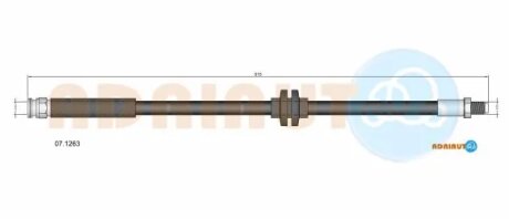 Шланг тормозной задний adriauto 071263