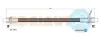 Шланг гальмівний задній Adriauto 521262 (фото 1)