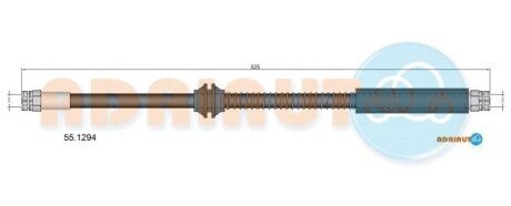 Шланг гальмівний задній adriauto 551294