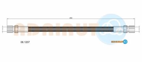 Гальмівний шланг adriauto 061207