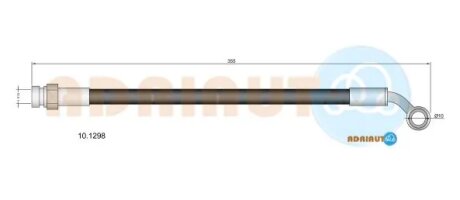 Тормозной шланг adriauto 101298 на Рено 11