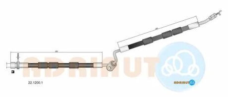 Гальмівний шланг adriauto 2212001