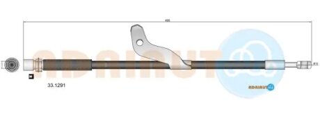 Гальмівний шланг adriauto 331291