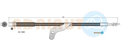 Гальмівний шланг adriauto 331292