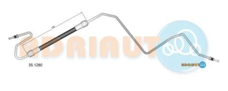 Гальмівний шланг adriauto 351280 на Киа Карнивал