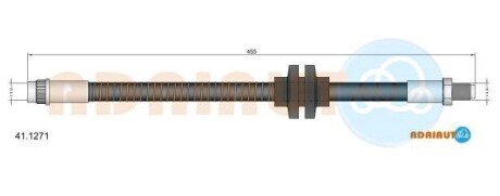 Гальмівний шланг adriauto 411271