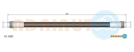 Гальмівний шланг adriauto 411291