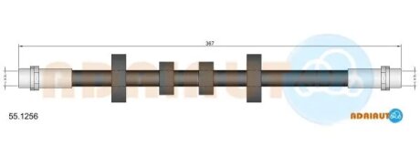 Тормозной шланг adriauto 551256 на Фольксваген Транспортер т4