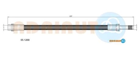 Тормозной шланг adriauto 551268 на Фольксваген Транспортер т5
