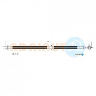 Гальмівний шланг adriauto 2812431