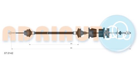 Тросик сцепления adriauto 070142