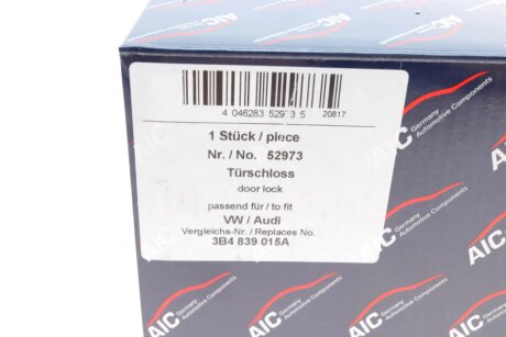 Замок дверей заднiй, лiвий, з центральним замком aic 52973