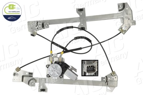 Склопiдйомник електричний переднiй, правий, з електродвигуном aic 53785