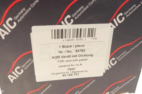 Клапан EGR aic 55762