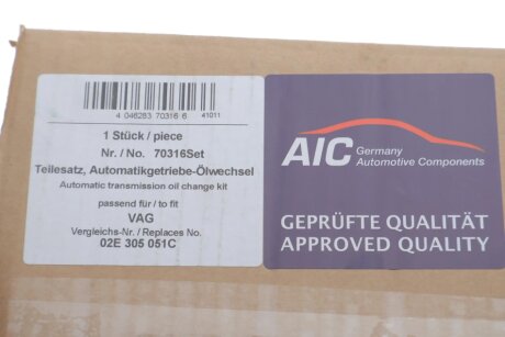 Ремкомплект заміни масла АКПП aic 70316Set