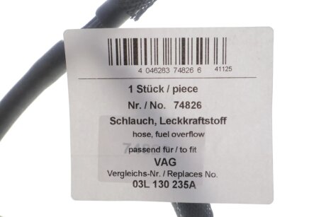 Шланг паливної системи aic 74826