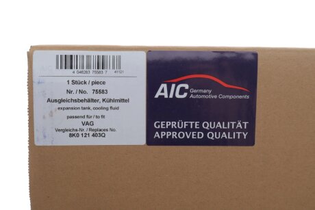 Розширювальний бачок охолоджуючої рідини aic 75583