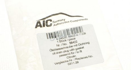 Болт слива aic 56422