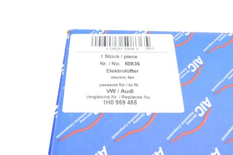 Вентилятор охолодження радіатора aic 50836