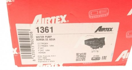 Водяна помпа airtex 1361