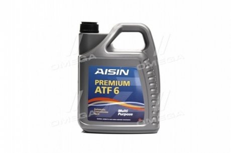 Масло трансмиссионное PREMIUM ATF6 5л aisin ATF-92005