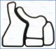 Прокладка масляного насоса BMW 3/5/X1/X3 N20 10- ajusa 01346500