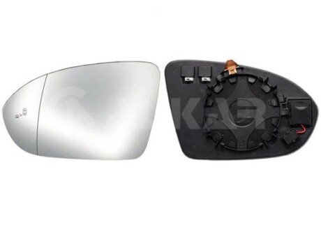 Скло дзеркала alkar 6451459 на Опель Астра к
