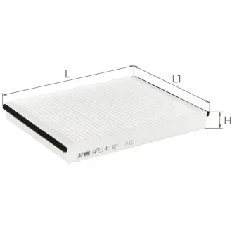 DB Фильтр салона ML W166,C-class 205 11- ALPHA AF5149