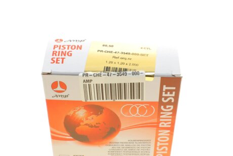 Поршневые кольца amp PRCHE473549000SET