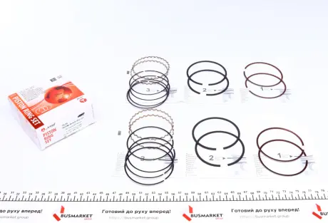 Поршневые кольца AMP PRDAE493538025SET