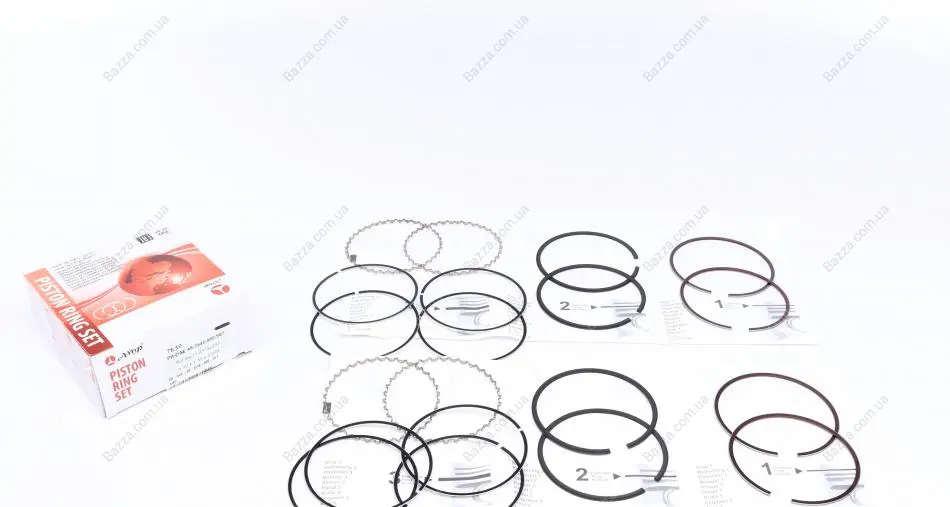 Поршневые кольца AMP PRDAE493548000SET (фото 1)