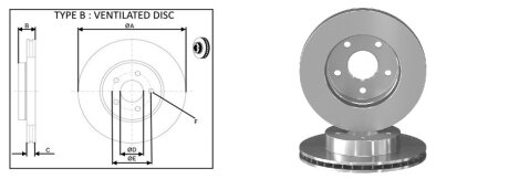 Гальмівний диск перед. JEEP Cherokee Classic/Grand Cherokee 02.99> aplus 61757AP