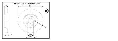 Гальмівний диск перед. Mazda 6 2.0 Di, 2.3 02- aplus 62003AP на Мазда 6 gg