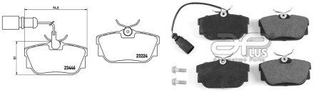 Колодки ручного (стоячого) тормоза aplus 71140AAP
