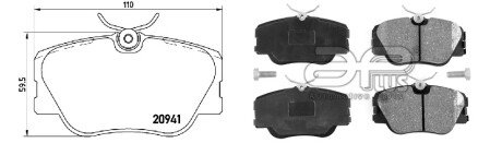 Колодки ручного (стоячого) гальма aplus 71209BAAP