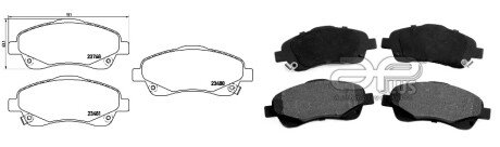 Колодки ручного (стоячого) гальма aplus 71243BAAP